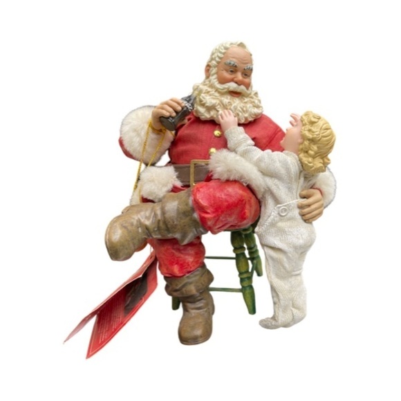Vintage 1998 Clothique Coca Cola Santa Thanks For The Pause That Refreshes - Picture 1 of 8